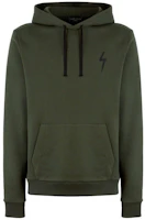 Giuseppe Zanotti GZ Olive Green Solid Color Hoodie Long Sleeve Casual Wear IRU2013K07 Giuseppe Zanotti GZ Olive Green Solid Color Hoodie Long Sleeve Casual Wear IRU2013K07