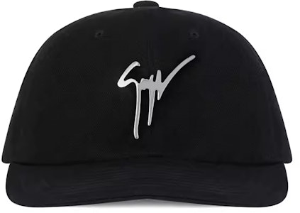 Topi Pria Hitam Giuseppe Zanotti dengan Logo GZ Script IAU0007002 Lookbook Topi Pria Hitam Giuseppe Zanotti dengan Logo GZ Script IAU0007002