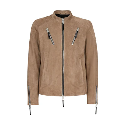 Giuseppe Zanotti GZ Solid Color Stand Collar Long Sleeve Jacket - ERU2023H02