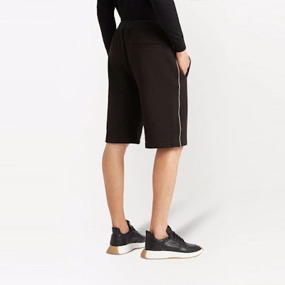 Giuseppe Zanotti GZ SS22 黑色寬鬆標誌休閒短褲 ERU2001001 Purchase Giuseppe Zanotti GZ SS22 黑色寬鬆標誌休閒短褲 ERU2001001