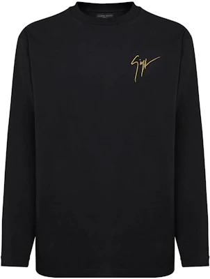 Giuseppe Zanotti GZ SS22 Baju Panas Hitam Lelaki dengan Sulaman Logo IRU1010001 Buy Giuseppe Zanotti GZ SS22 Baju Panas Hitam Lelaki dengan Sulaman Logo IRU1010001