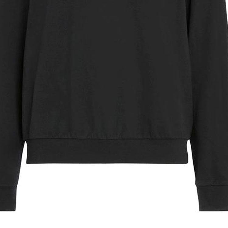 Sizing ジュゼッペザノッティ GZ SS23 ブラック ラインストーン クルーネック スウェットシャツ 長袖 ERU3011001