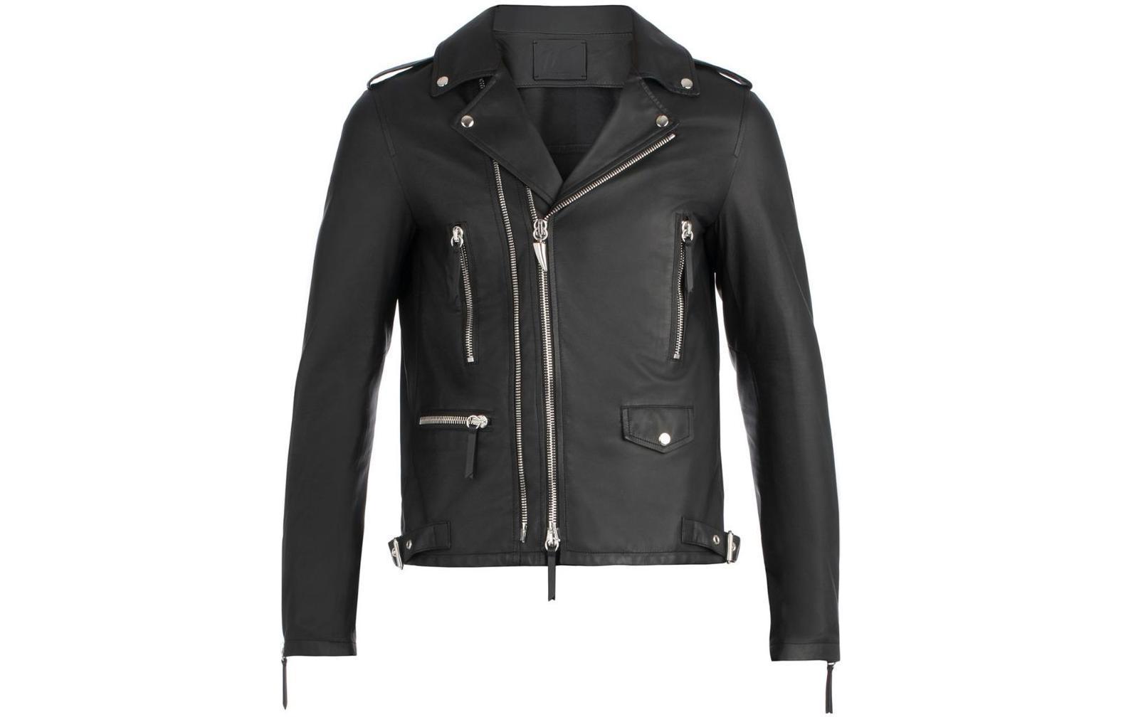 Giuseppe Zanotti GZ SS23 Colorblock Zip Pocket Cropped Jacket Black 1ERU8009001