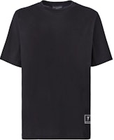 Giuseppe Zanotti GZ SS24 Black Solid Crew Neck Casual T-Shirt. ERU4003001 Giuseppe Zanotti GZ SS24 Black Solid Crew Neck Casual T-Shirt. ERU4003001