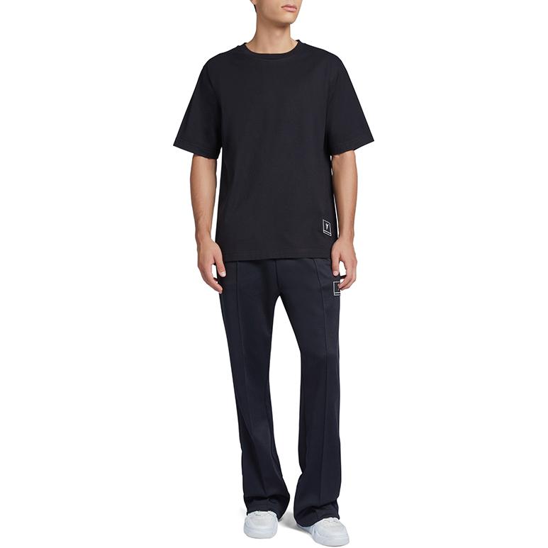 Lookbook Camiseta Negra Casual Cuello Redondo Giuseppe Zanotti GZ SS24. ERU4003001