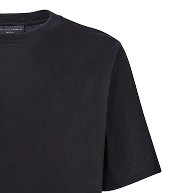 Sizing Camiseta Negra Casual Cuello Redondo Giuseppe Zanotti GZ SS24. ERU4003001