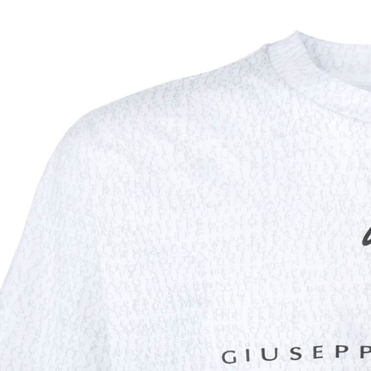 Sizing ジュゼッペ・ザノッティ GZ SS24 レタープリント クルーネックTシャツ メンズ チョークホワイト ERU4001001