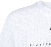 ジュゼッペ・ザノッティ GZ SS24 レタープリント クルーネックTシャツ メンズ チョークホワイト ERU4001001 Sizing ジュゼッペ・ザノッティ GZ SS24 レタープリント クルーネックTシャツ メンズ チョークホワイト ERU4001001