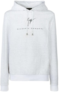 ジュゼッペザノッティ GZ SS24 ロゴプリントフーディー オプティカルホワイト. ERU4002001 Order ジュゼッペザノッティ GZ SS24 ロゴプリントフーディー オプティカルホワイト. ERU4002001