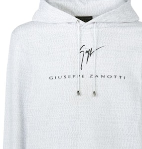 ジュゼッペザノッティ GZ SS24 ロゴプリントフーディー オプティカルホワイト. ERU4002001 Sizing ジュゼッペザノッティ GZ SS24 ロゴプリントフーディー オプティカルホワイト. ERU4002001