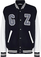Giuseppe Zanotti GZ SS24 Logo Striped Baseball Jacket Black ERU4006001 Giuseppe Zanotti GZ SS24 Logo Striped Baseball Jacket Black ERU4006001