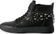 Giuseppe Zanotti High-Top 'Black Metal Studs Zipper' - Tinggi 'Stud Logam Hitam Zip' RU30025001