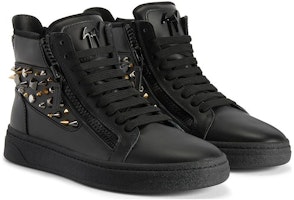 朱塞佩·萨诺第 高帮鞋 '黑色金属铆钉拉链' RU30025001 Order 朱塞佩·萨诺第 高帮鞋 '黑色金属铆钉拉链' RU30025001