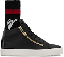 Order Giuseppe Zanotti High-Top 'Cremallera Metálica Negra' RU80044-BIVA-NERO