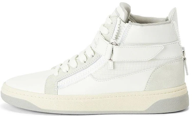 Giuseppe Zanotti High-Top 'Kulit Putih Keselesaan' RU30047001 Buy Giuseppe Zanotti High-Top 'Kulit Putih Keselesaan' RU30047001