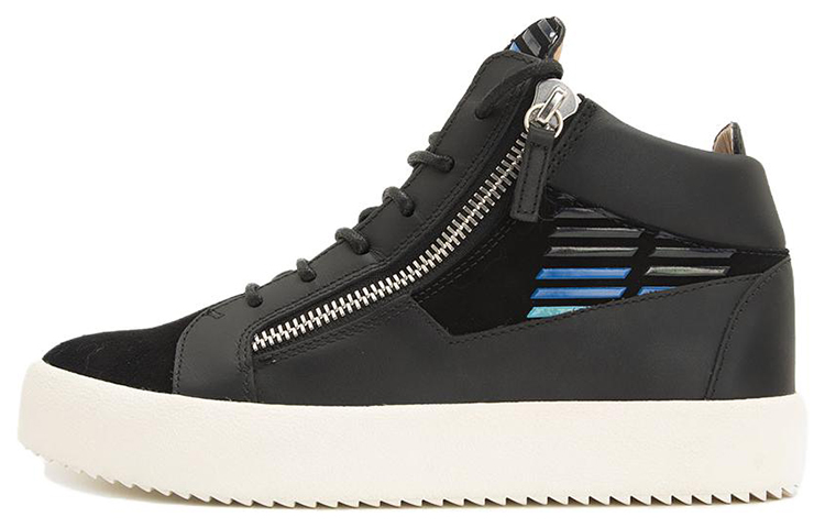 Giuseppe Zanotti High-Top Leather 'Black Zip' RM90056001