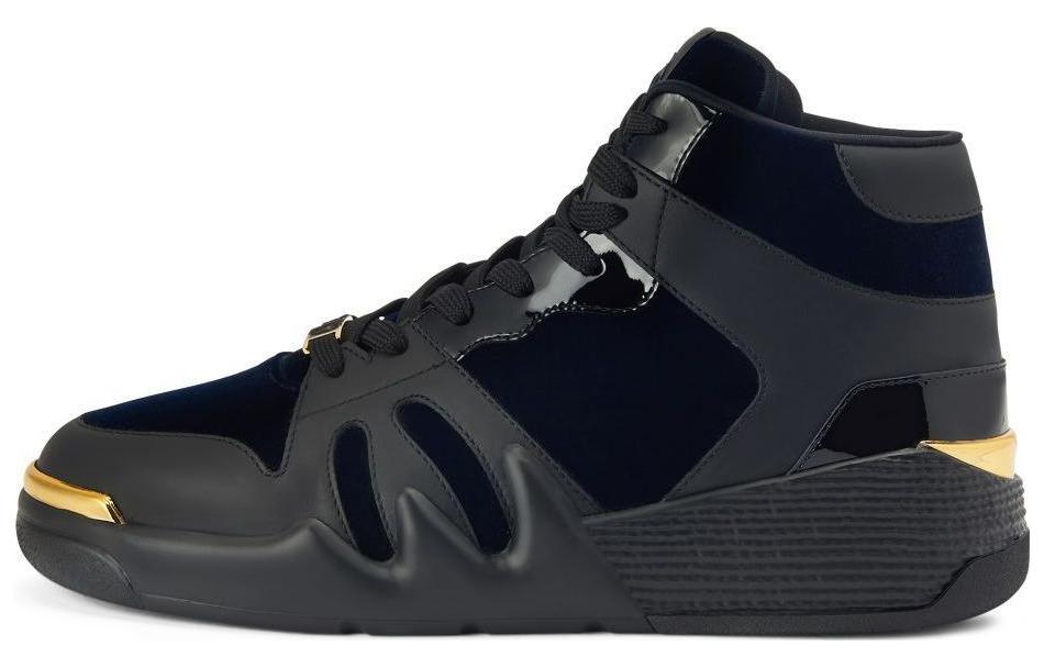 Giuseppe Zanotti High-Top Sneaker 'Black Leather' RU30014001