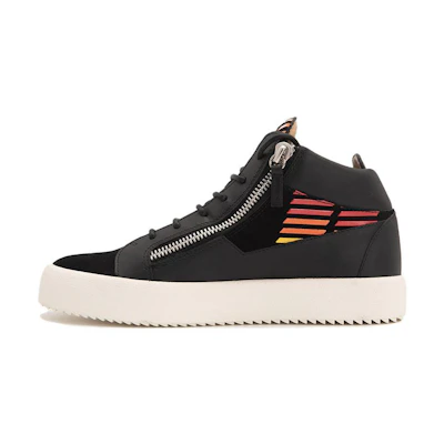 Giuseppe Zanotti High-Top Sneaker 'Black Leather'