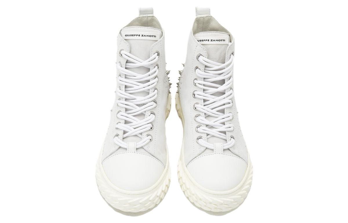 Giuseppe Zanotti High-Top Sneaker 'White Leather' 圖 4
