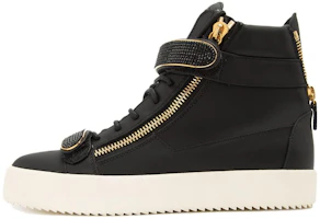 Giuseppe Zanotti High-Top Sneakers 'Black Leather' RM90024003 Giuseppe Zanotti High-Top Sneakers 'Black Leather' RM90024003