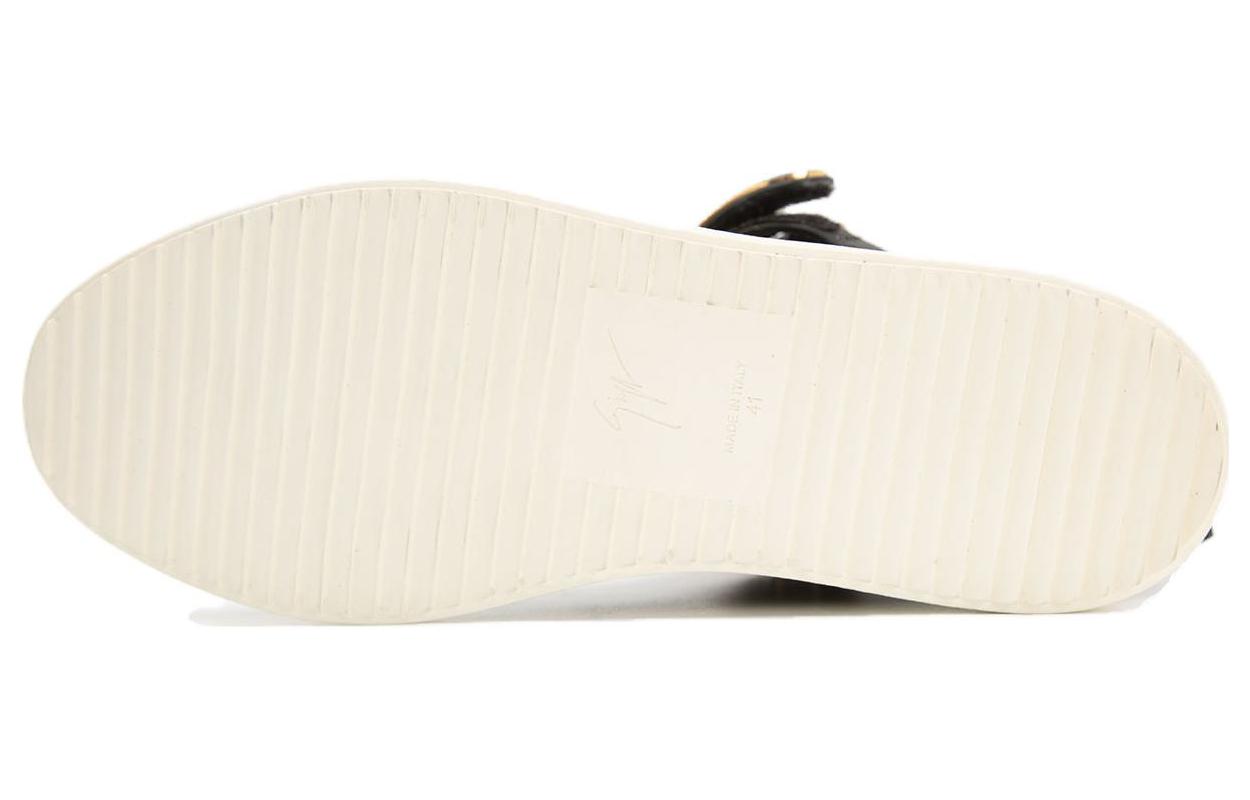 Purchase 朱塞佩·萨诺第高帮运动鞋「黑色皮革」 RM90024003