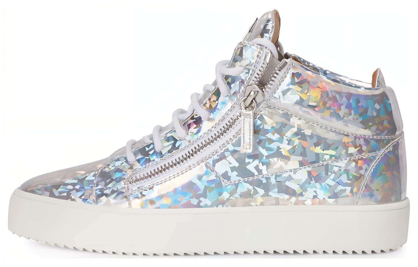 Giuseppe Zanotti High-Top Sneakers 'White Fashion Round Toe'