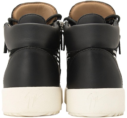Giuseppe Zanotti High-Top Leather 'Black Zip' RM90056001 Shop Giuseppe Zanotti High-Top Leather 'Black Zip' RM90056001