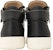 Giuseppe Zanotti High-Top Kulit 'Black Zip' RM90056001
