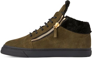 Giuseppe Zanotti Kriss 'Khaki Velvet' RU00111H02 Giuseppe Zanotti Kriss 'Khaki Velvet' RU00111H02