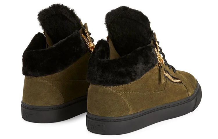 Shop Giuseppe Zanotti Kriss 'Terciopelo Caqui' RU00111H02