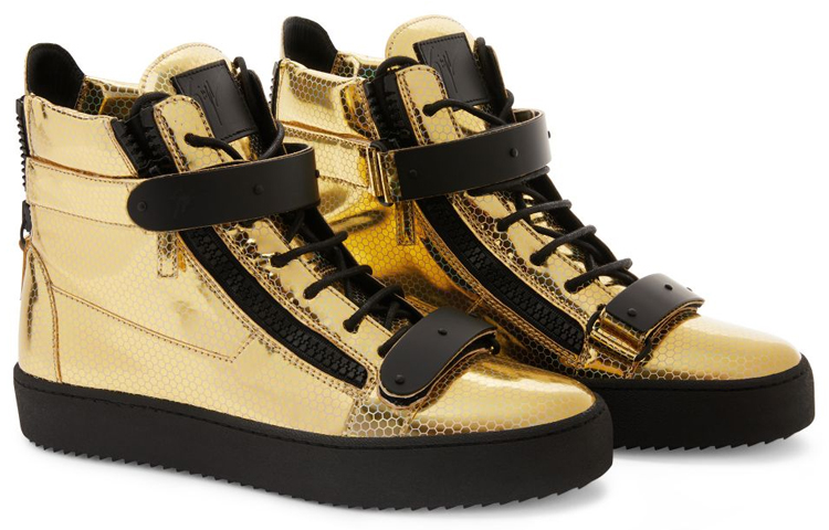 Giuseppe Zanotti Kriss High-Top 'Gold Fashion' 圖 2
