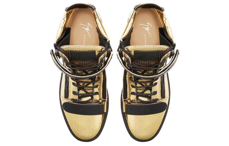 Giuseppe Zanotti Kriss High-Top 'Gold Fashion' 圖 4