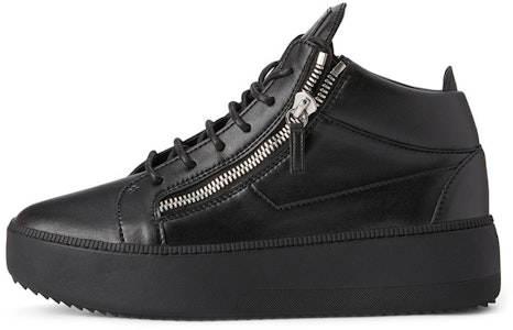 Giuseppe Zanotti/GZ Kriss 中幫 潮流秋冬厚底 板鞋 男款 黑色 Buy Giuseppe Zanotti/GZ Kriss 中幫 潮流秋冬厚底 板鞋 男款 黑色