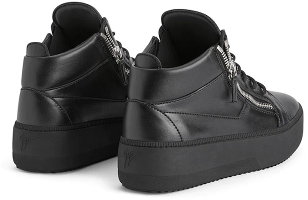 Giuseppe Zanotti Kriss Mid-Top 'Black Winter' RU00119H01 Shop Giuseppe Zanotti Kriss Mid-Top 'Black Winter' RU00119H01