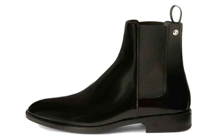 Giuseppe Zanotti Leather Chelsea Boots 'Black'