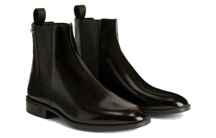 Giuseppe Zanotti Leather Chelsea Boots 'Black' 圖 2