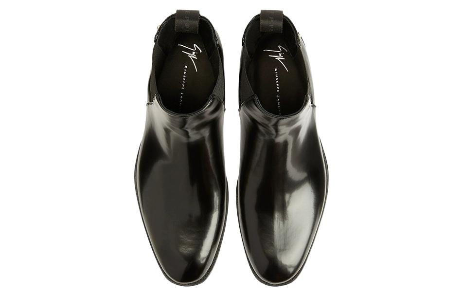 Giuseppe Zanotti Leather Chelsea Boots 'Black' 圖 4
