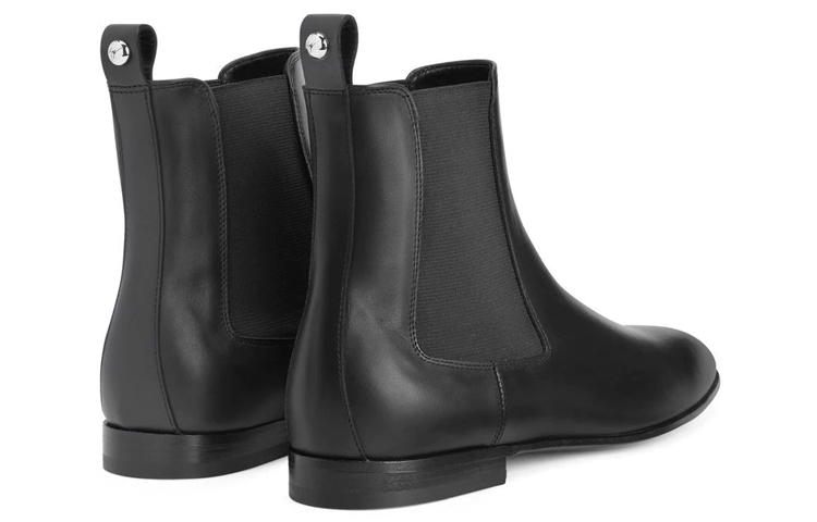 Giuseppe Zanotti Leather Chelsea Boots 'Black Elastic' 圖 4