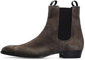 Giuseppe Zanotti Leather Chelsea Boots 'Grey Brown' IU10020003 Giuseppe Zanotti Leather Chelsea Boots 'Grey Brown' IU10020003
