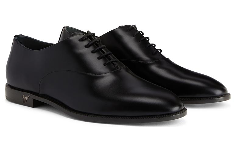 Order Giuseppe Zanotti Leather Lace-Up Formal Shoes 'Black' EU30034002