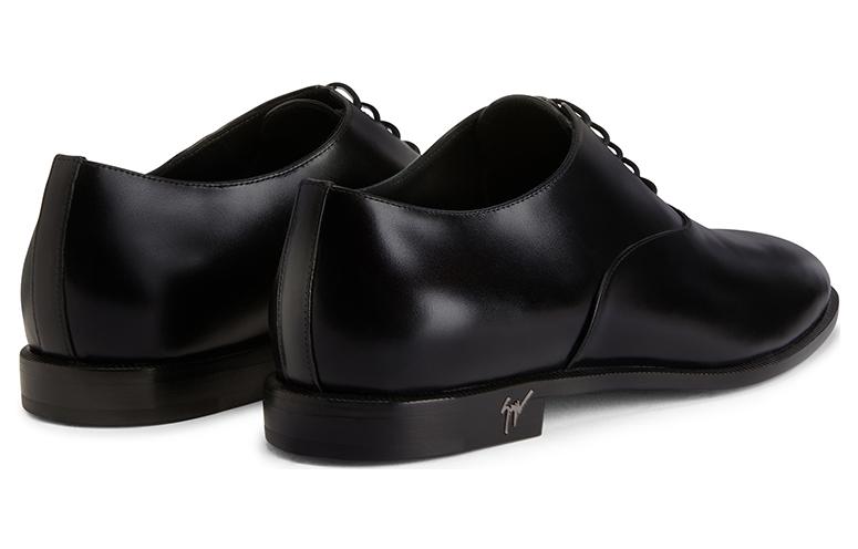 Lookbook Giuseppe Zanotti Leather Lace-Up Formal Shoes 'Black' EU30034002