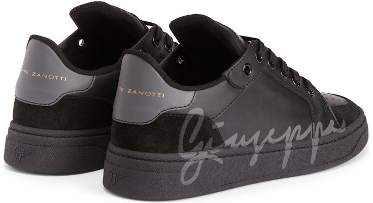 Giuseppe Zanotti Leather Low-Top Sneakers 'Black Lace-Up' RU30053001 Shop Giuseppe Zanotti Leather Low-Top Sneakers 'Black Lace-Up' RU30053001