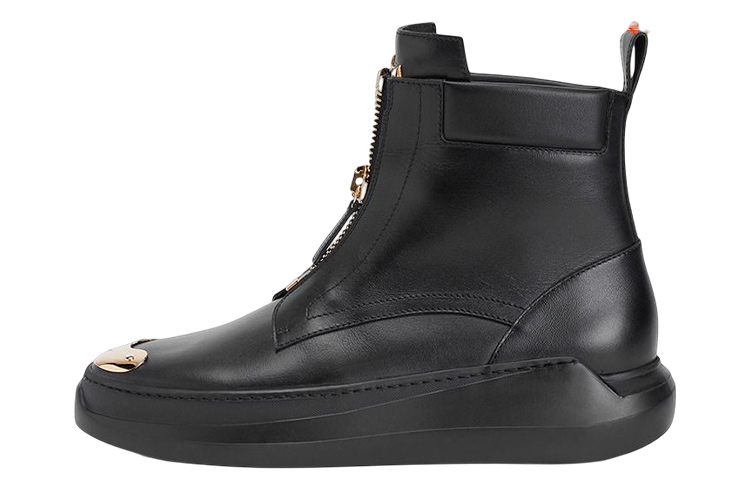 Giuseppe Zanotti Leather Zipper Ankle Boot 'Black Fashion'