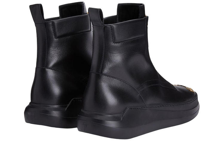 Giuseppe Zanotti Leather Zipper Ankle Boot 'Black Fashion' 圖 4