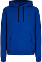 Giuseppe Zanotti Lightning Graphic Hoodie Blue Men’s Long Sleeve IRU2013K08 Giuseppe Zanotti Lightning Graphic Hoodie Blue Men’s Long Sleeve IRU2013K08