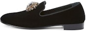Buy Giuseppe Zanotti Loafer 'Hiasan Logam Kristal Hitam' IU30002001