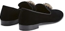 Lookbook Giuseppe Zanotti Loafer 'Hiasan Logam Kristal Hitam' IU30002001