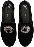 朱塞佩·萨诺第黑色水晶金属装饰乐福鞋 IU30002001 Shop 朱塞佩·萨诺第黑色水晶金属装饰乐福鞋 IU30002001