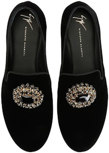 Giuseppe Zanotti Loafer 'Hiasan Logam Kristal Hitam' IU30002001 Shop Giuseppe Zanotti Loafer 'Hiasan Logam Kristal Hitam' IU30002001