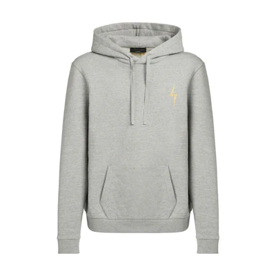 Giuseppe Zanotti Logo Embroidered Hoodie Grey ERU2018H01